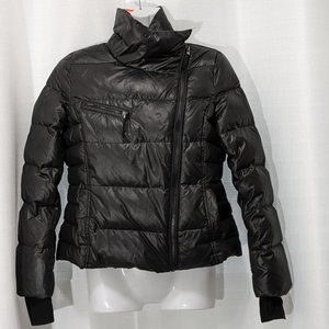 Andrew Marc Down Puffer Jacket Girls Size L ( 14 ) Black
